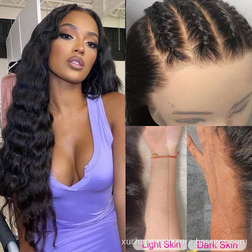150 180 Density 13X6 Raw Unprocessed Cuticle Aligned Lace Wig For Women Cambodian Virgin Hair 100% Human Hair Lace Front Wigs